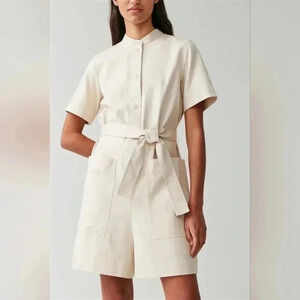 COS Cotton Playsuit With Pockets
